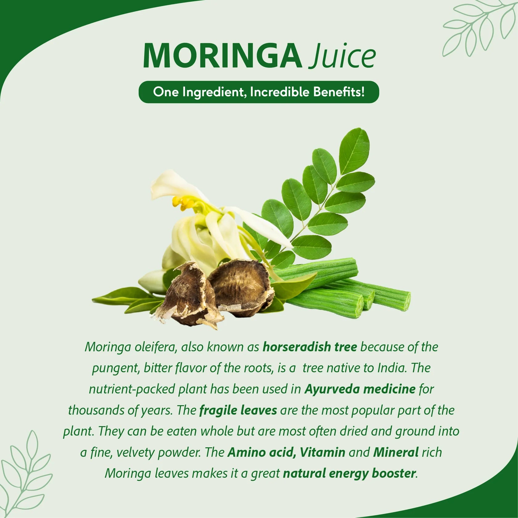 Sri Sri Tattva Ayurvedic Moringa Juice 1 Litre