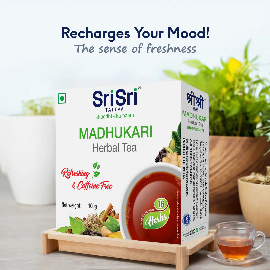 Sri Sri Tattva Ayurvedic Madhukari Herbal Tea 100g