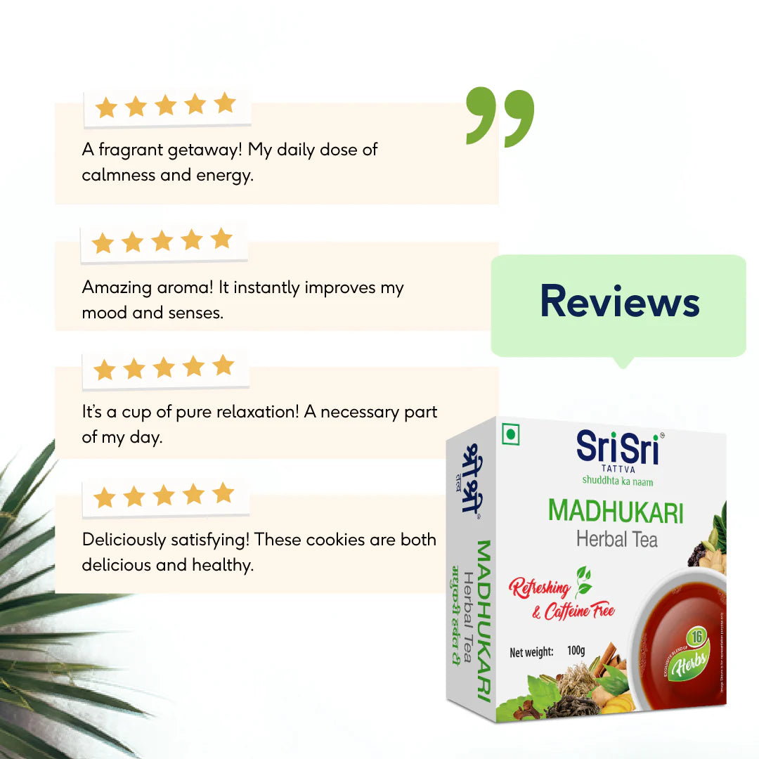 Sri Sri Tattva Ayurvedic Madhukari Herbal Tea 100g