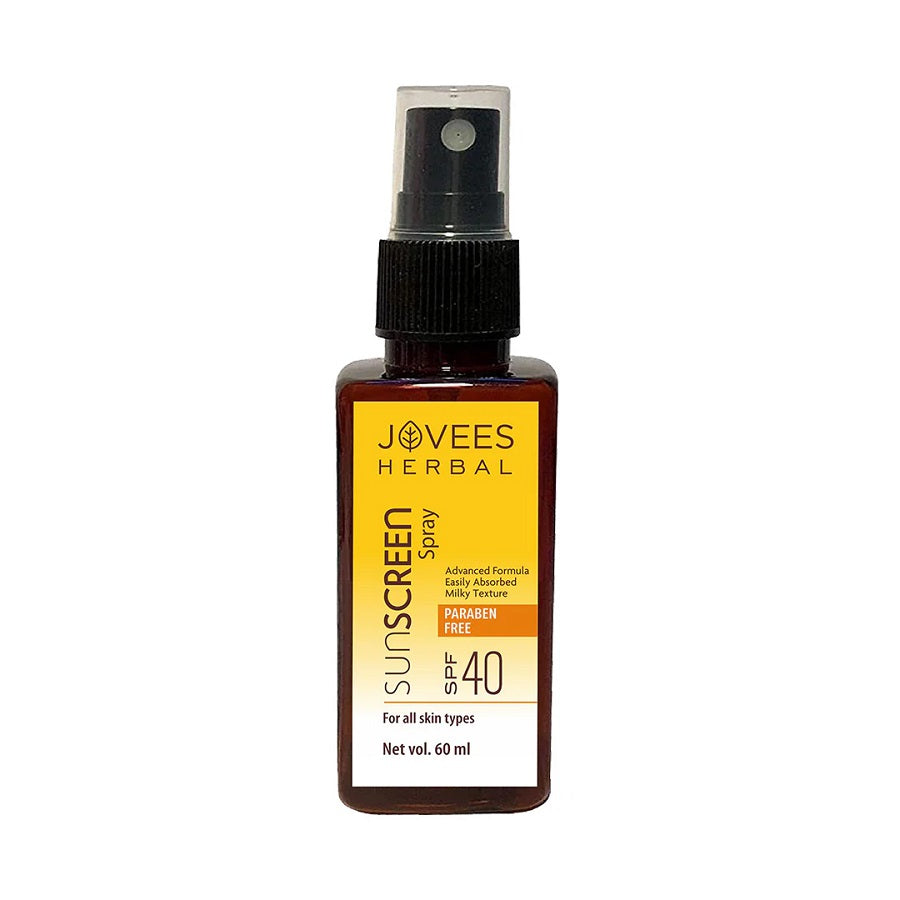 Jovees Herbal Cosmetics Sunscreen Spray SPF-40 UVA + UVB Protection 60ml