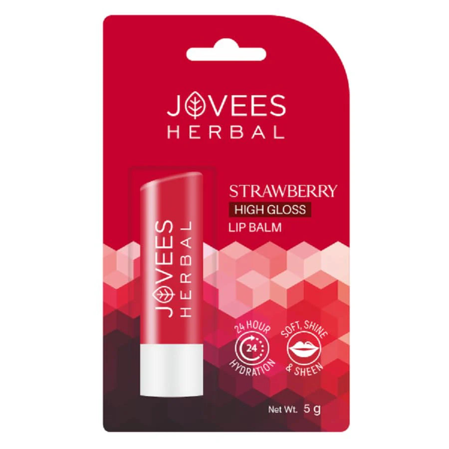 Jovees Herbal Cosmetics Strawberry High Gloss Lip Balm 5g