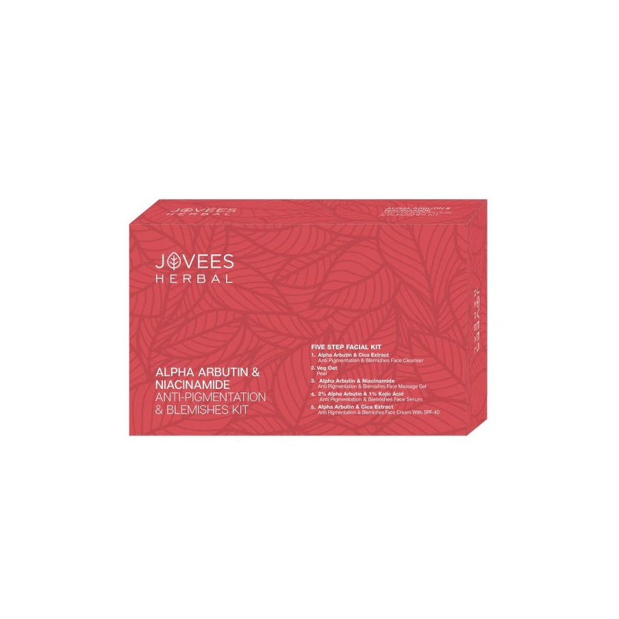 Jovees Herbal Cosmetics Alpha Arbutin & Niacinamide Anti Pigmentation & Blemishes Big Facial Kit