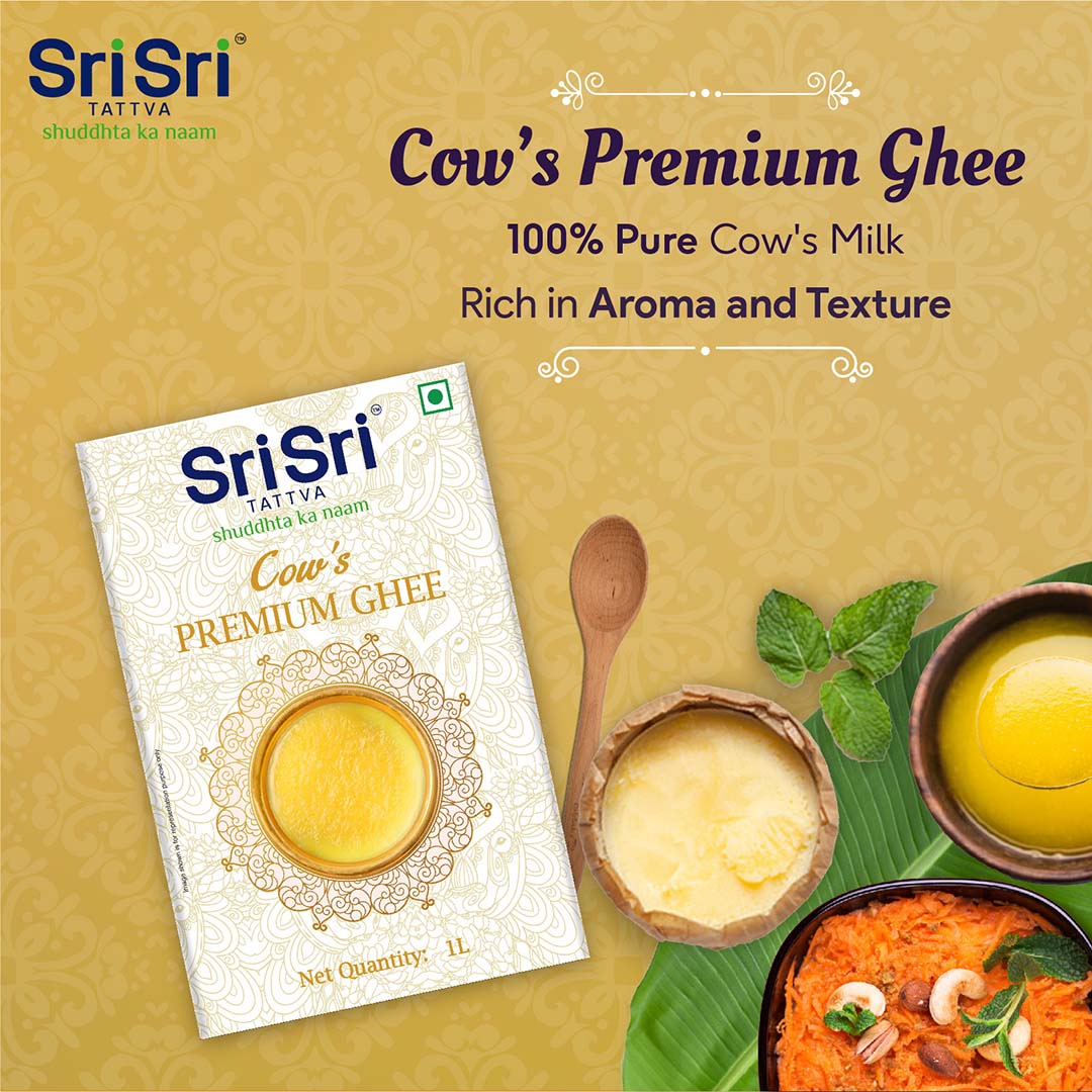 Sri Sri Tattva Ayurvedic Premium Liquid Cow Ghee