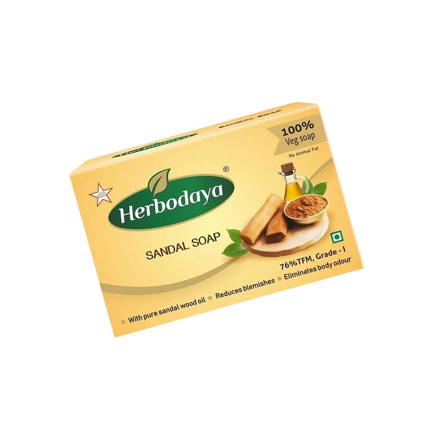 Skm Ayurveda Herbodaya Sandal Soap