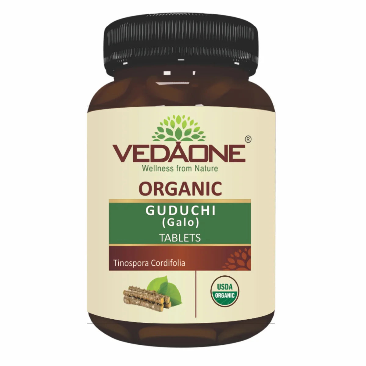 Vedaone Ayurvedic Organic Guduchi 750mg 60 Tablets