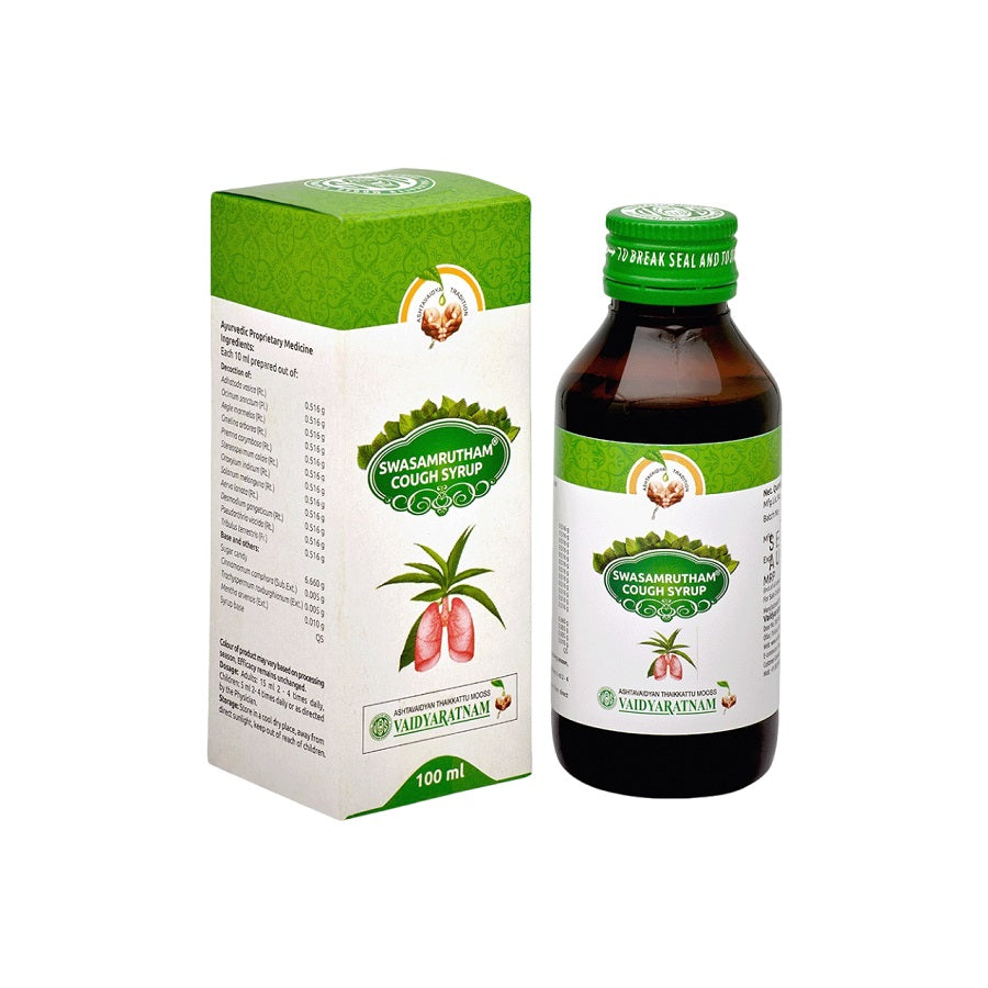 Vaidyaratnam Swasamritham Cough Syrup 100ml
