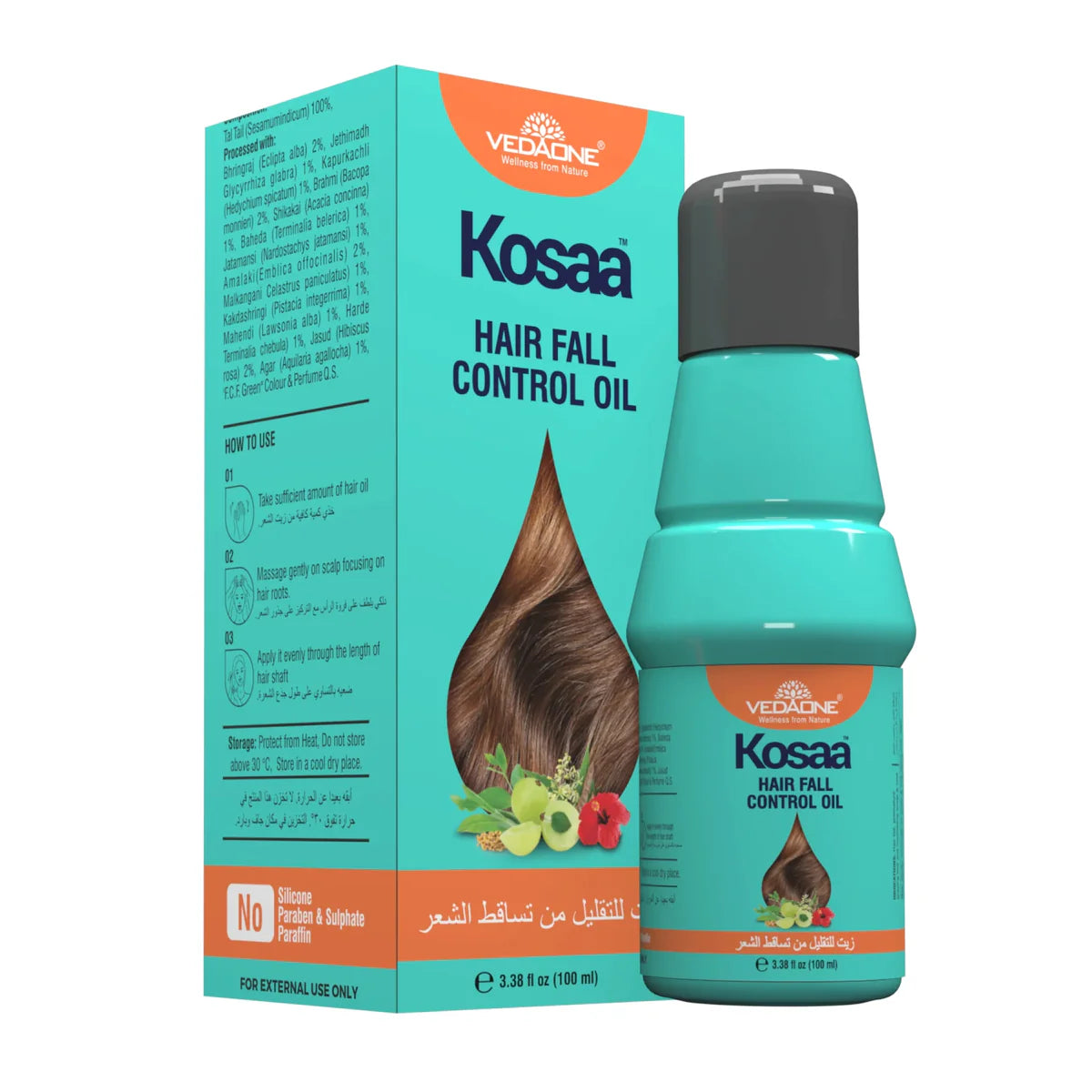 Vedaone Kosaa Hair Fall Control Oil 100ml