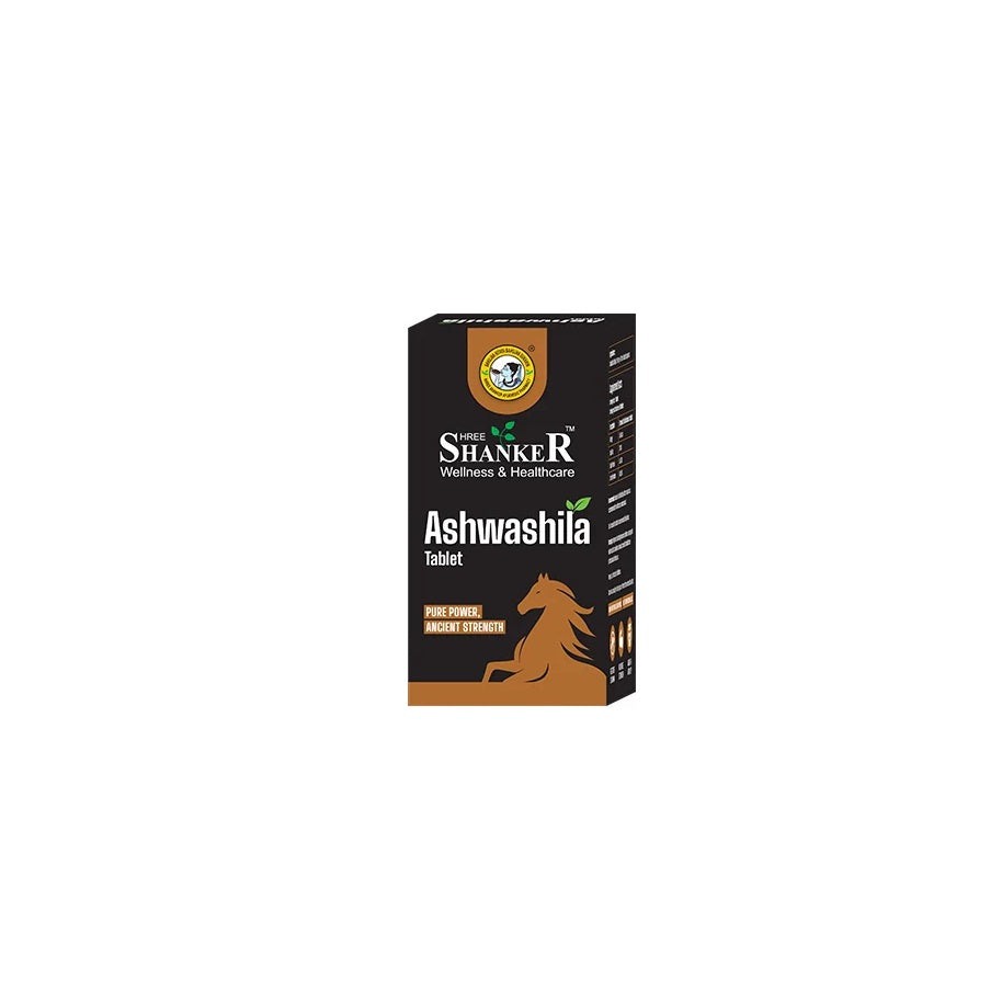 Shree Shanker Ayurvedic Ashwashila (Ashwagandha and Shilajit) 60 Tablet