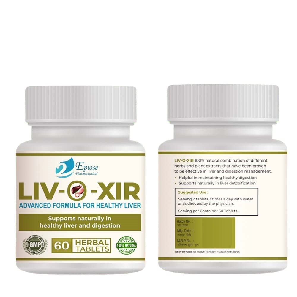 Epiose Ayurvedic LIV O XIR 60 Herbal Tablets