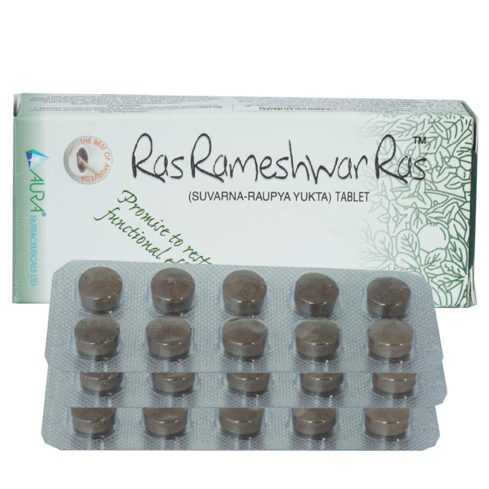 Aura Nutraceuticals Ayurvedic Ras RameshwarRas 10 Tablets