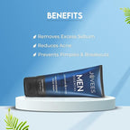 Jovees Men's Essential Advanced 4 in 1 Moisturizing Face Wash 100ml