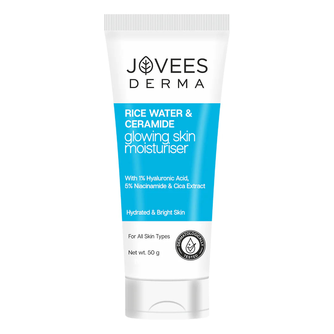 Jovees Herbal Cosmetics Derma Rice Water & Ceramide Moisturiser 50g