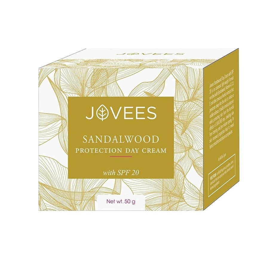 Jovees Herbal Cosmetics Sandalwood Protection Day Cream 50g