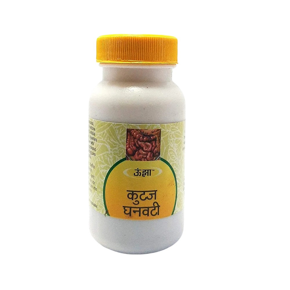 Unjha Ayurvedic Kutaj Ghan Vati Ras Rasayan Tablets