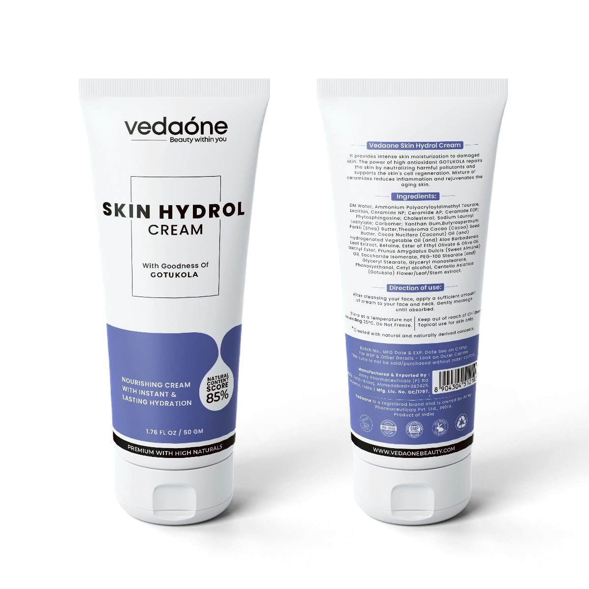 Vedaone Cosmetics Skin Hydrol Cream 50gm