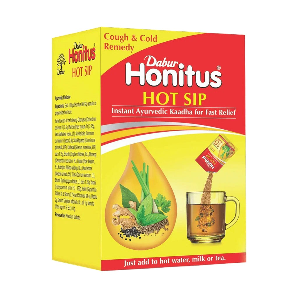 Dabur Ayurvedic Honitus Hot Sip 4g x 7 Sachets