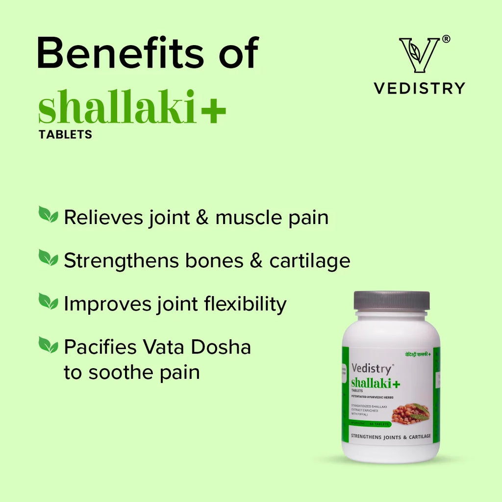 Vedistry Ayurvedic Shallaki+ 60 Tablets