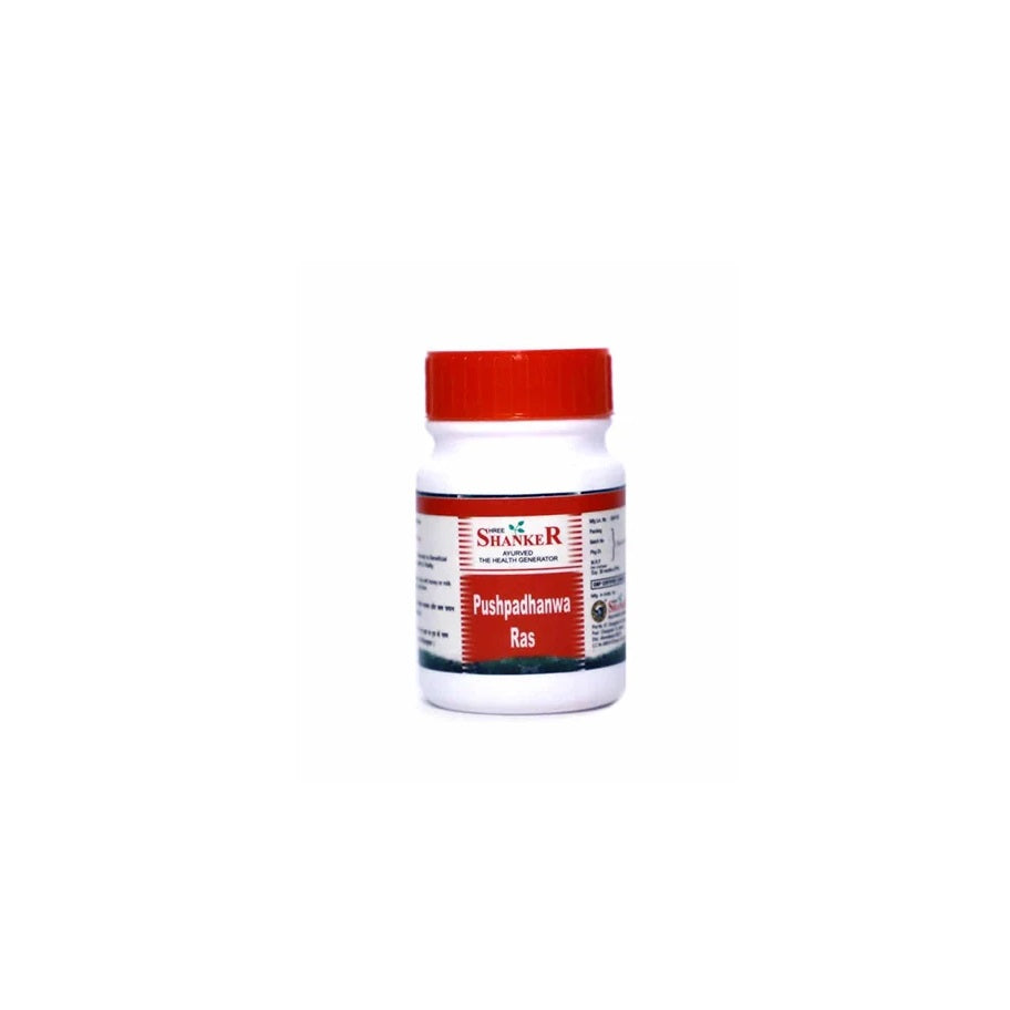 Shree Shanker Ayurvedic Pushpadhanva Ras 60 Tablets