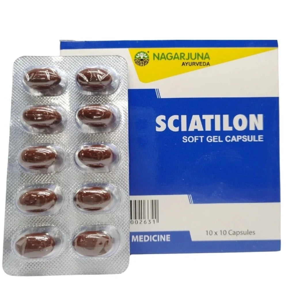 Nagarjuna Ayurvedic Sciatilon Soft Gel 100 Capsules