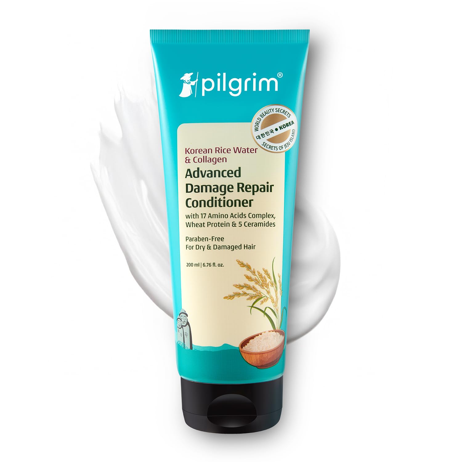 Pilgrim Cosmetics Korean Rice Water & Collagen Advanced Damage Repair Conditioner 200ml