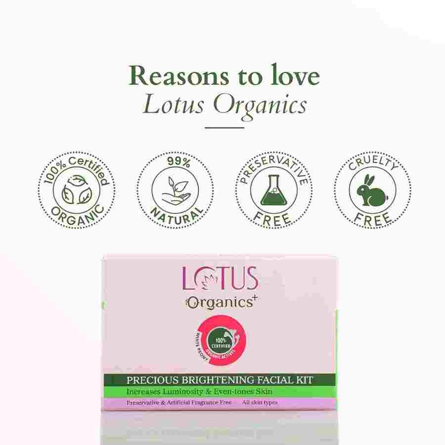 Lotus Herbals Cosmetics Precious Brightening Facial Kit