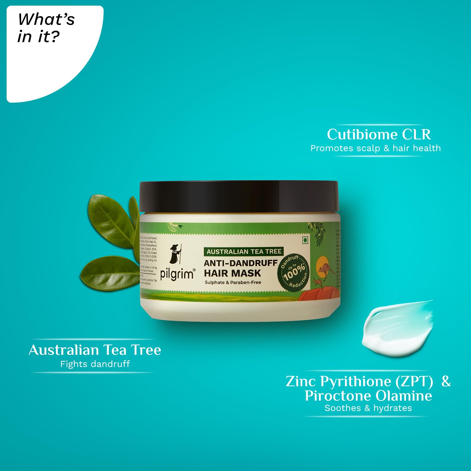 Pilgrim Cosmetics Australian Tea Tree Anti-Dandruff Hair Mask 200gm