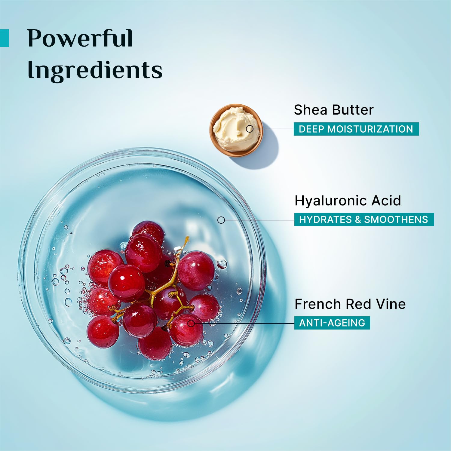 Pilgrim Cosmetics French Red Vine & Hyaluronic Acid Ultra-Smooth Body Lotion 400ml