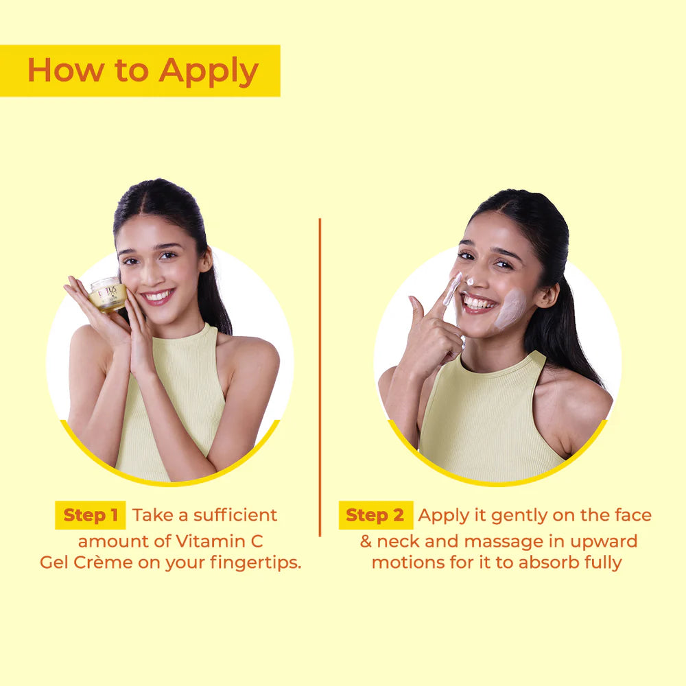 Lotus Herbals Cosmetics WhiteGlow Vitamin C Radiance Gel Creme SPF 20 PA+++ 50g