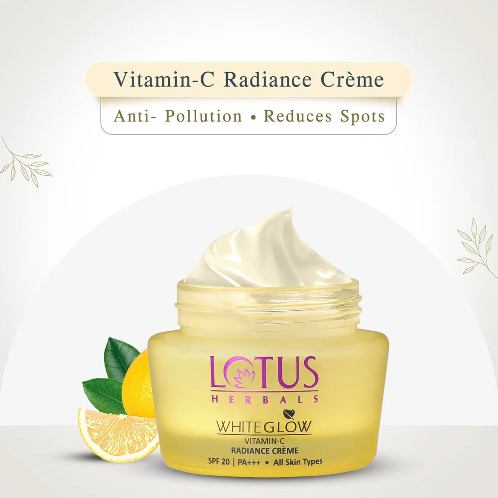 Lotus Herbals Cosmetics WhiteGlow Vitamin-C + Gold Radiance Regime Combo