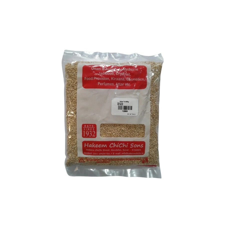 Hakeem Chichi Sons Safed Tal (White Sesame Seeds) 250g