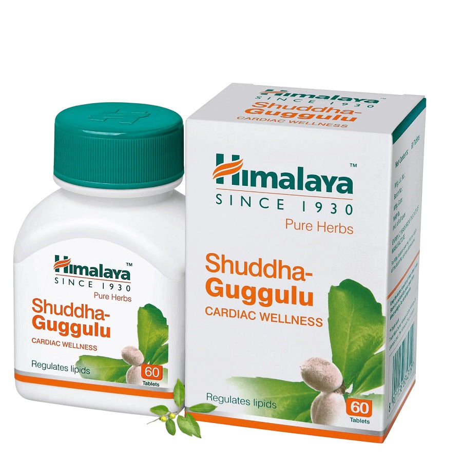 Himalaya Pure Herbs Shuddha Guggulu Cardiac Wellness 60 Tablets